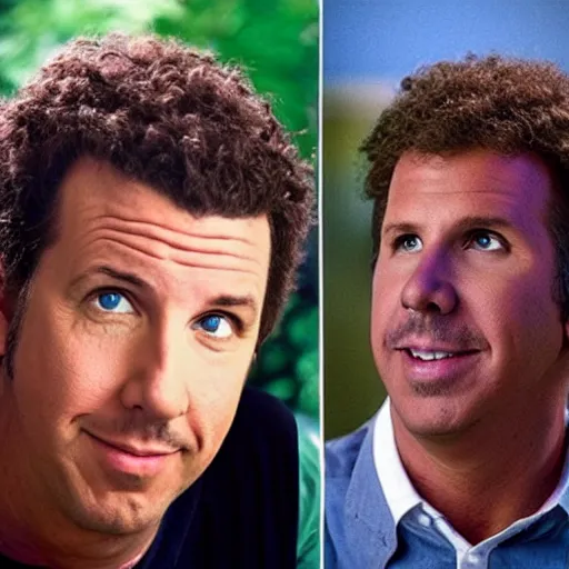 Prompt: Adam Sandler as Will ferrell