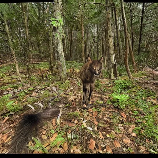 Image similar to wild woman trail cam photo