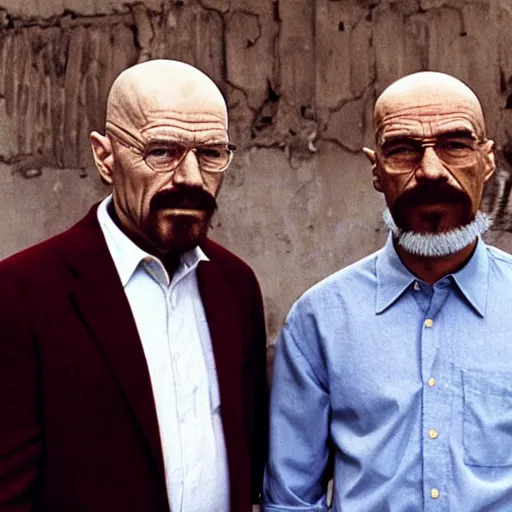 Image similar to walter white with don ramon