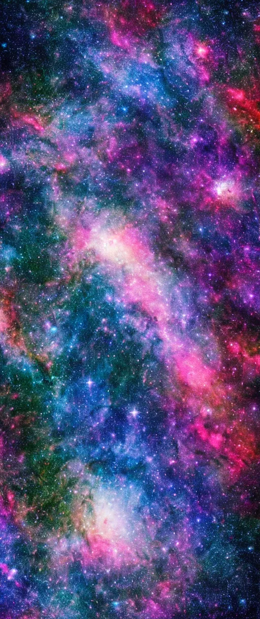 Image similar to Deep field image. 8k resolution. Visually stunning. National geographic. Pastel colors. Cosmic.