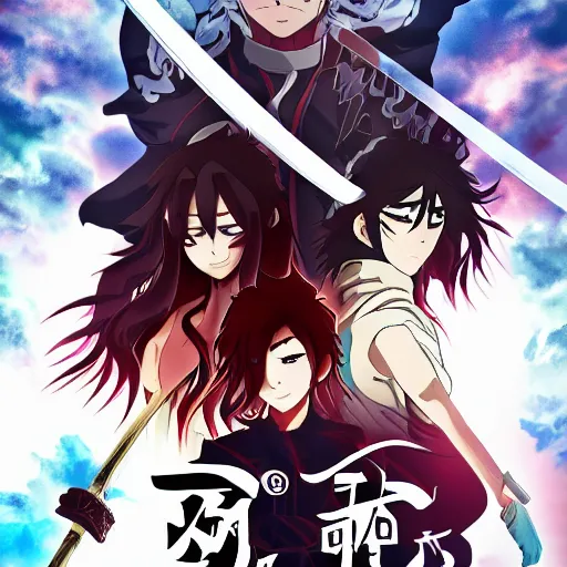 demon slayer as realistic movie, Stable Diffusion