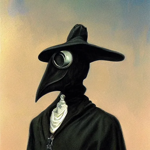 Image similar to plague doctor by dorian vallejo