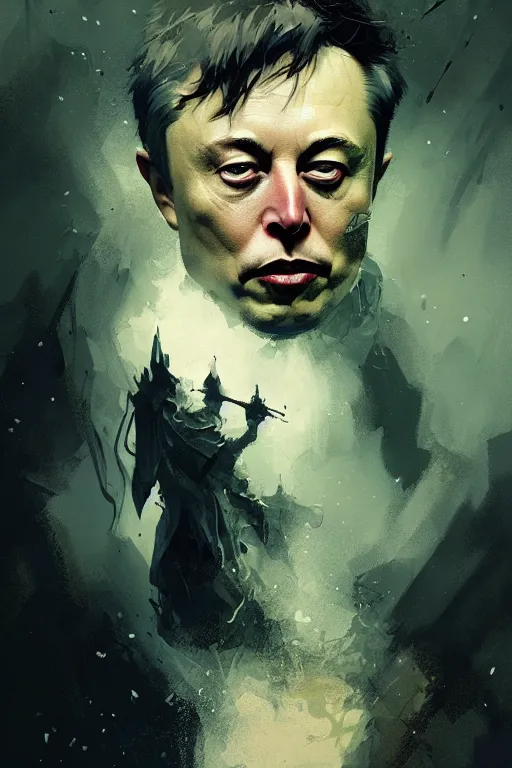 Image similar to elon musk, sorcerer, lord of the rings, tattoo, decorated ornaments by carl spitzweg, ismail inceoglu, vdragan bibin, hans thoma, greg rutkowski, alexandros pyromallis, perfect face, fine details, realistic shaded