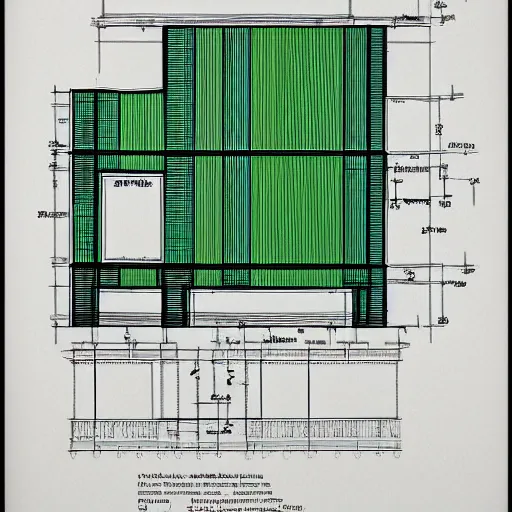 Prompt: architectural blueprint of a pickle