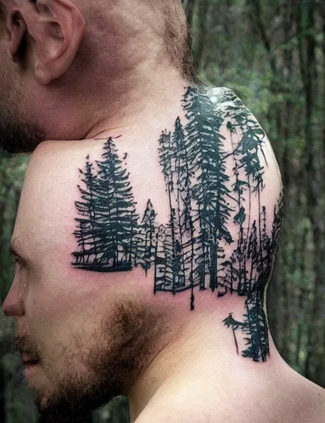 Tree Tattoo Design - Forest Ink Ideas as a Symbol of Life & Knowledge |  Nature tattoo sleeve, Tree tattoo designs, Tree tattoo men