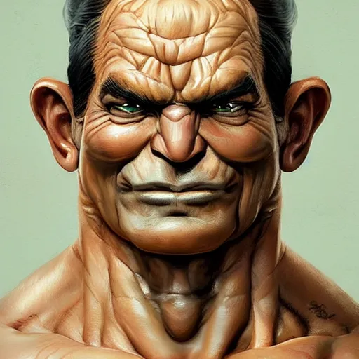 Prompt: a masterpiece of popeye with huge biceps. very detailed eyes. intricate, elegant, highly detailed. trending on artstation, digital art, by stanley artgerm lau, wlop, rossdraws, james jean, andrei riabovitchev, marc simonetti, yoshitaka amano