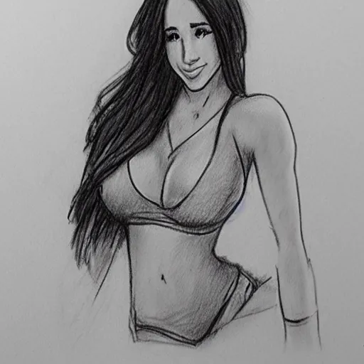 Image similar to milt kahl pencil sketch of angie varona