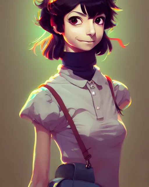 Image similar to high fashion kate micucci, portrait shinkai makoto studio ghibli studio key hideaki anno sakimichan stanley artgerm lau rossdraws james jean marc simonetti elegant highly detailed digital painting artstation pixiv