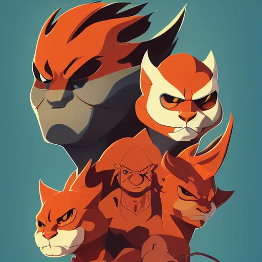 Image similar to face icon stylized minimalist thundercats, loftis, cory behance hd by jesper ejsing, by rhads, makoto shinkai and lois van baarle, ilya kuvshinov, rossdraws global illumination