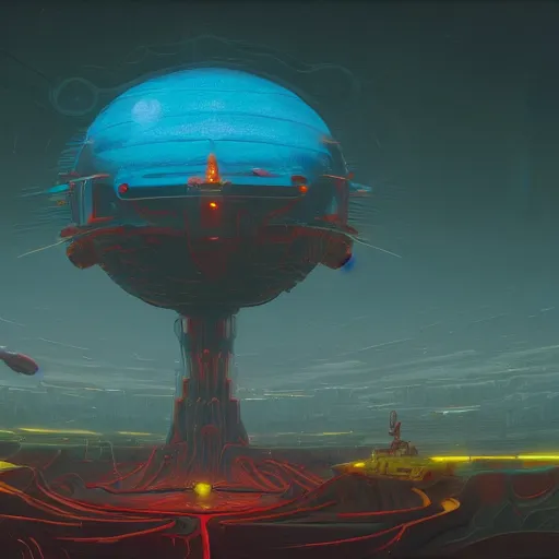 Image similar to throne worlds, ascendent plane, complete disregard, art by Simon Stalenhag and Paul Lehr, high detail, cinematic, cgsociety 8k