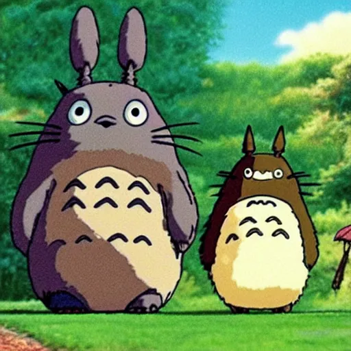 Image similar to my neighbor totoro