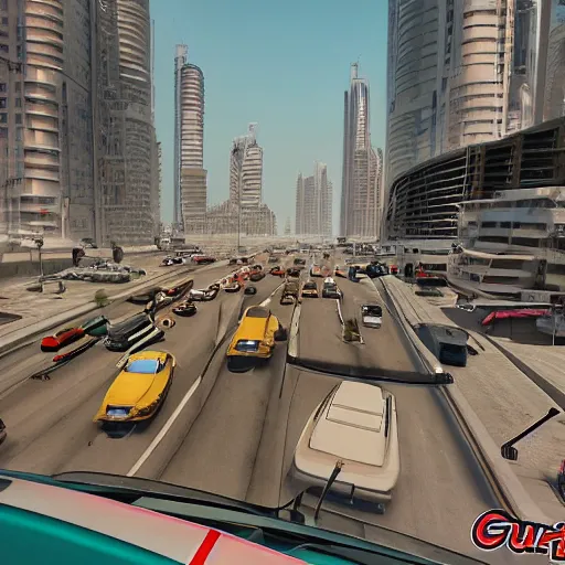 Image similar to gta : dubai by gunther von hagen