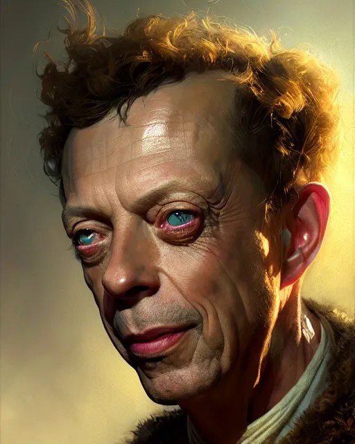 Image similar to portrait of don knotts, fantasy character portrait, ultra realistic, concept art, intricate details, highly detailed by greg rutkowski, gaston bussiere, craig mullins, simon bisley