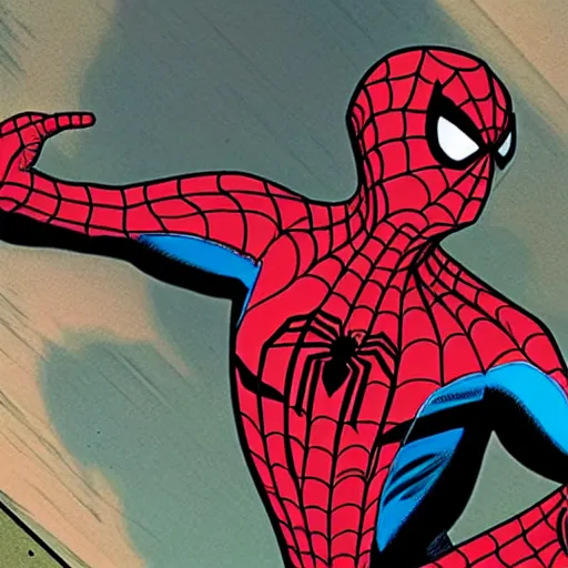 Prompt: spider man comic where peter park dies from cancer