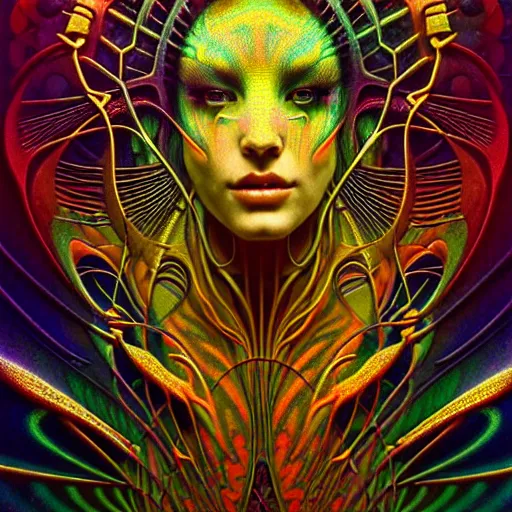 Image similar to extremely psychedelic beautiful brutalist organisms infected by night. intricate, elegant, highly detailed, extremely lifelike photorealistic digital painting, artstation. steichen, gaston bussiere, tom bagshaw, brutalist cyberpunk alphonse mucha. elegant minimalism. anatomically correct. sharp focus. gold with white accents. surreal lush cosmic hallucination