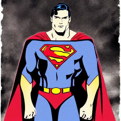 Prompt: superman as satan. detailed. photorealistic