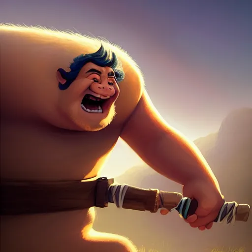 Prompt: biden as a chubby troll, ben hur, loftis, cory behance hd by jesper ejsing, by rhads, makoto shinkai and lois van baarle, ilya kuvshinov, rossdraws global illumination