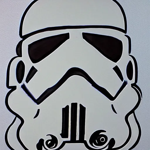 Image similar to zombie storm trooper highly detailed 1 9 7 0 s horror star wars art