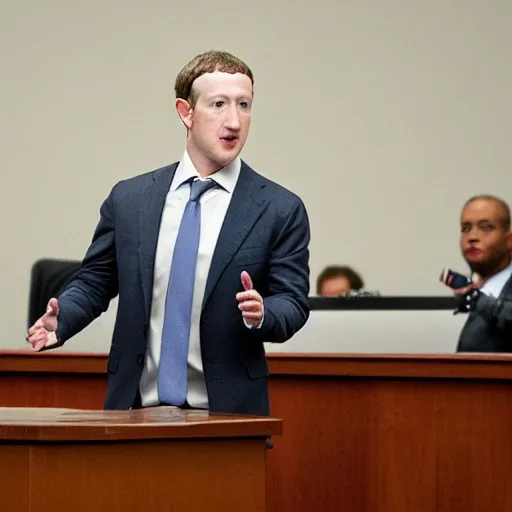 Image similar to mark zuckerberg demonstrating ar 1 4 on his trial testimony