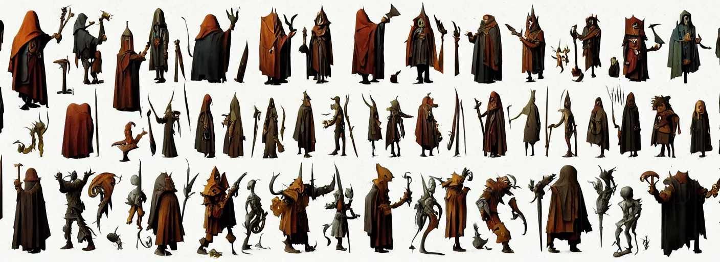 Image similar to full - body d & d rpg character concept art anatomy, very coherent and colorful high contrast masterpiece by norman rockwell franz sedlacek hieronymus bosch dean ellis simon stalenhag rene magritte gediminas pranckevicius, dark shadows, sunny day, hard lighting, reference sheet white background