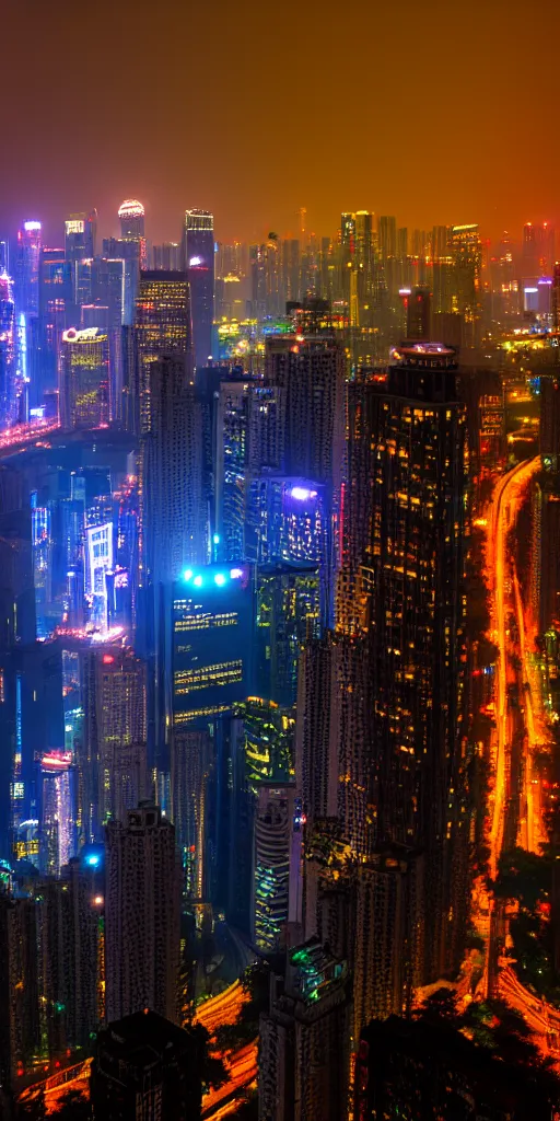 Image similar to Shenzen skyline, cinematic lighting, award-winning, 8k