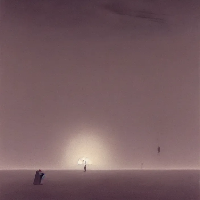 Image similar to Dark Sun, science fiction, Edward Hopper and James Gilleard, Zdzislaw Beksinski, highly detailed