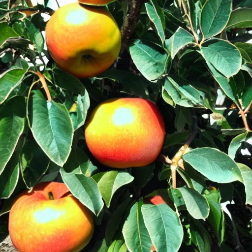 Prompt: orange apples