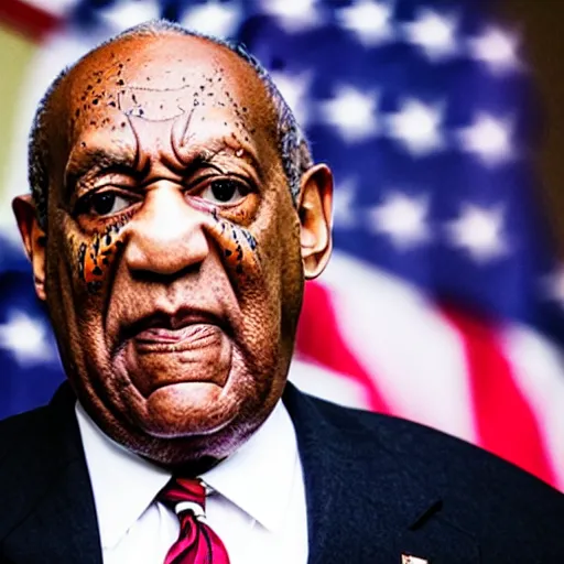 Image similar to bill cosby cosplaying as nancy pelosi