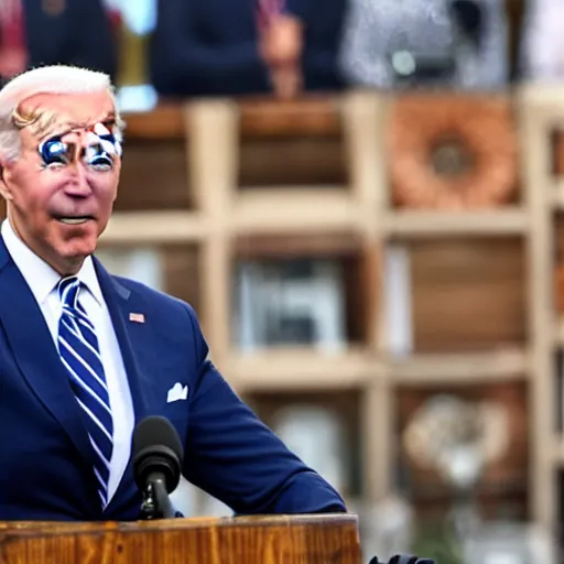 Image similar to joe biden aiming a shotgun