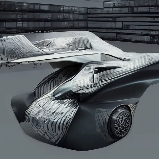 Image similar to khyzyl saleem car : medium size: 7, u, x, y, o medium size form panels: motherboard medium size forms : Kazimir Malevich big size forms : zaha hadid architecture big size forms: brutalist medium size forms: sci-fi futuristic setting: Ash Thorp car: ultra realistic phtotography, keyshot, unreal engine 5, high oiled liquid glossy specularity reflections, ultra detailed, 4k, 8k, 16k