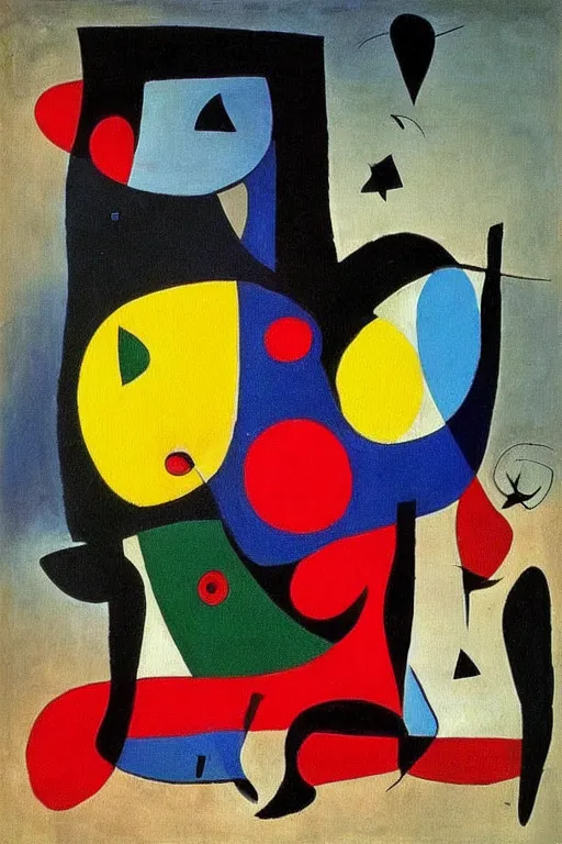 Prompt: “Painting made by Joan Miro”