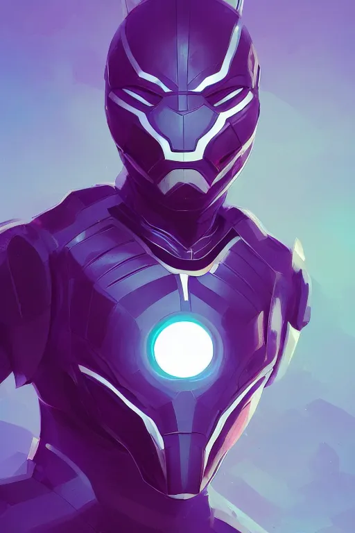 Image similar to armor suit helmet of wakanda king queen global illumination ray tracing hdr fanart arstation concept art, matte, by anton fadeev