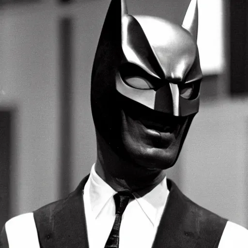 Image similar to valery giscard d'estaing as 1 9 6 0 s batman