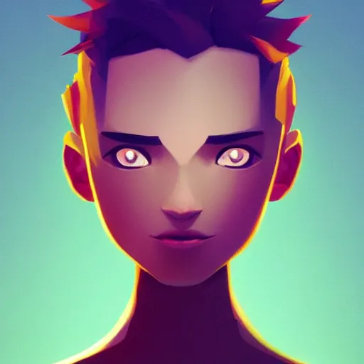 Image similar to face icon stylized minimalist sony playstation, loftis, cory behance hd by jesper ejsing, by rhads, makoto shinkai and lois van baarle, ilya kuvshinov, rossdraws global illumination