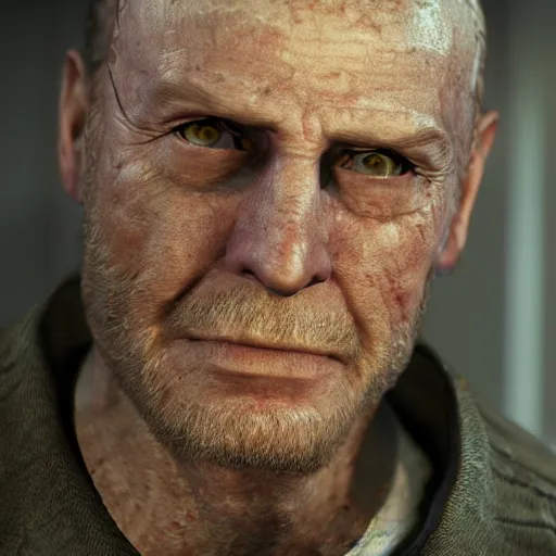 Image similar to jack baker from resident evil 7, re engine render, photorealistic