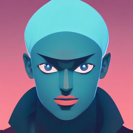 Image similar to face icon vector minimalist sony playstation 2, behance hd by jesper ejsing, by rhads, makoto shinkai and lois van baarle, ilya kuvshinov, rossdraws global illumination