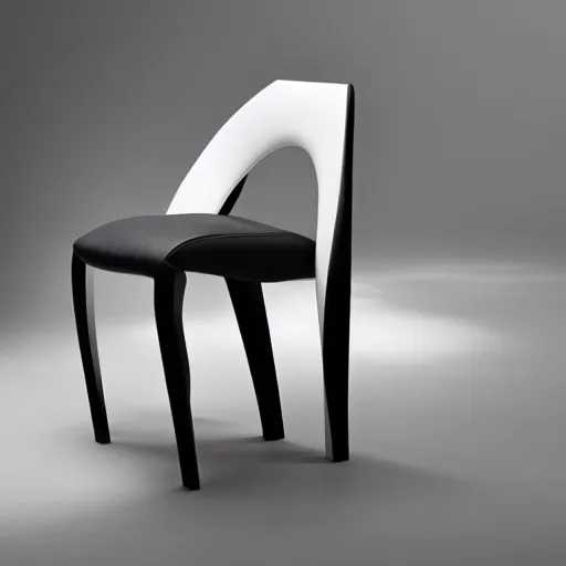 Prompt: a photo of a z - chair by zaha hadid, 4 k