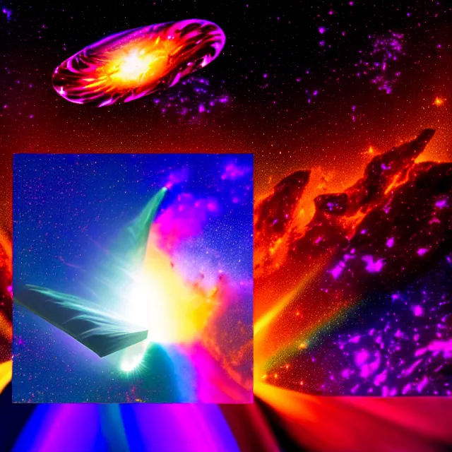 Image similar to jordan peterson, apsychedelic transcendent, james webb telescope, nebula, enlightenment, high contrast lighting, refracted sunset, highly detailed, concept art