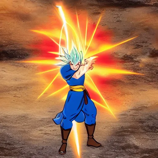 kamehameha | Stable Diffusion