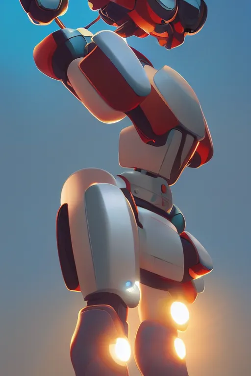 Image similar to metabots medabots medarotto medarot robot minimalist comics, behance hd by jesper ejsing, by rhads, makoto shinkai and lois van baarle, ilya kuvshinov, rossdraws global illumination ray tracing hdr radiating a glowing aura