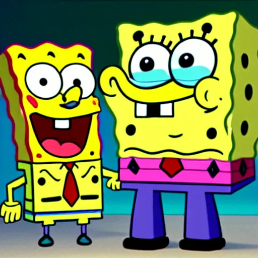 Prompt: SpongeBob and Patrick