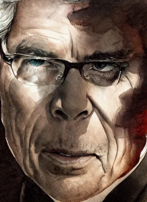 Image similar to portrait, Rick Perry being bunched in the face, watercolor, dramatic lighting, cinematic, establishing shot, extremely high detail, foto realistic, cinematic lighting, pen and ink, intricate line drawings, by Yoshitaka Amano, Ruan Jia, Kentaro Miura, Artgerm, post processed, concept art, artstation, matte painting, style by eddie mendoza, raphael lacoste, alex ross