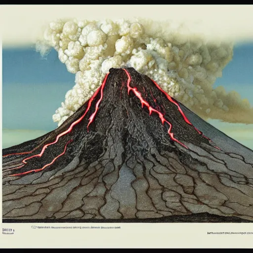 Image similar to poutine ( the canadian meal ) from ngauruhoe ( mount doom ), lava texture, char texture, volcano texture, fire texture, by alan lee, by john howe