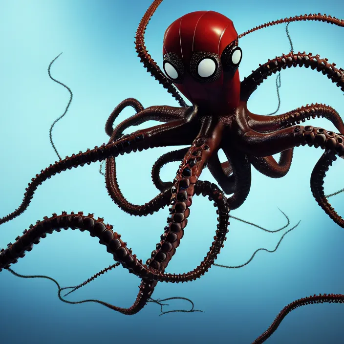 Image similar to photograph of dr octopus. 8k