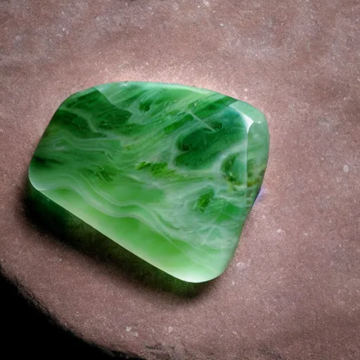 Prompt: nephrite stone