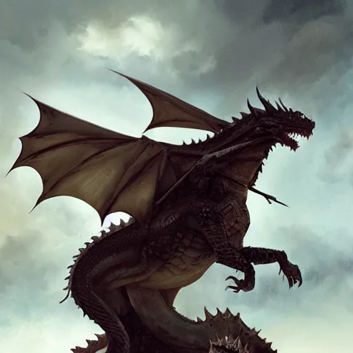 Prompt: Joe Biden riding a dragon, by Greg Rutkowski