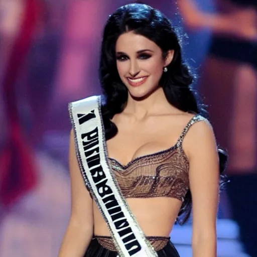 Image similar to yennefer at the miss universe pageant