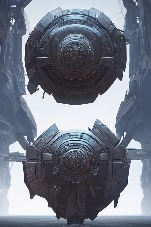 Image similar to sci fi warrior shield. intricate artwork by Tooth Wu and wlop and beeple. octane render, trending on artstation, greg rutkowski very coherent symmetrical artwork. cinematic, hyper realism, high detail, octane render, 8k