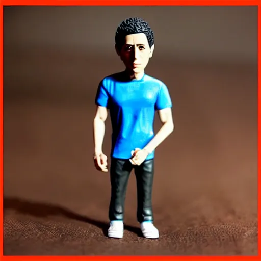 Prompt: canserbero plastic figurine bobblehead toy