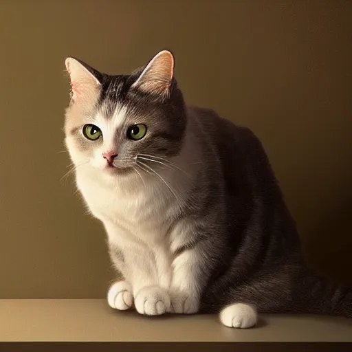 Image similar to the most amazing dream you ever had about botanical white girl cat portrait, hyper realistic, ambient lighting, concept art, intricate, hyper detailed, smooth, dynamic volumetric lighting, octane, cinematic